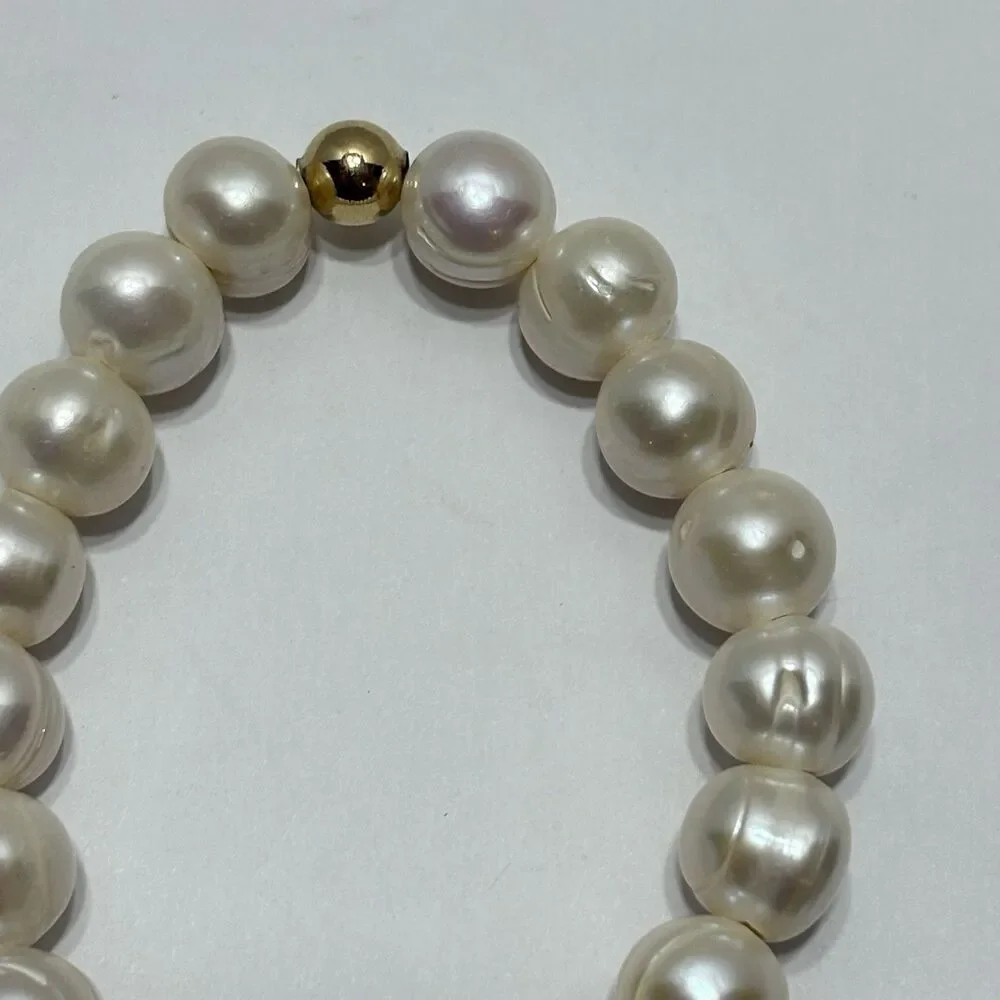 Mary Caroline Spano Light of the World Pearl Bracelet